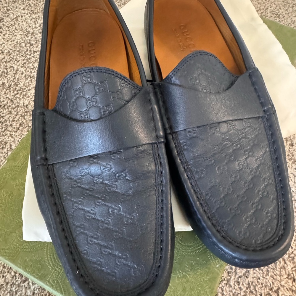 Gucci Men's Blue Loafers